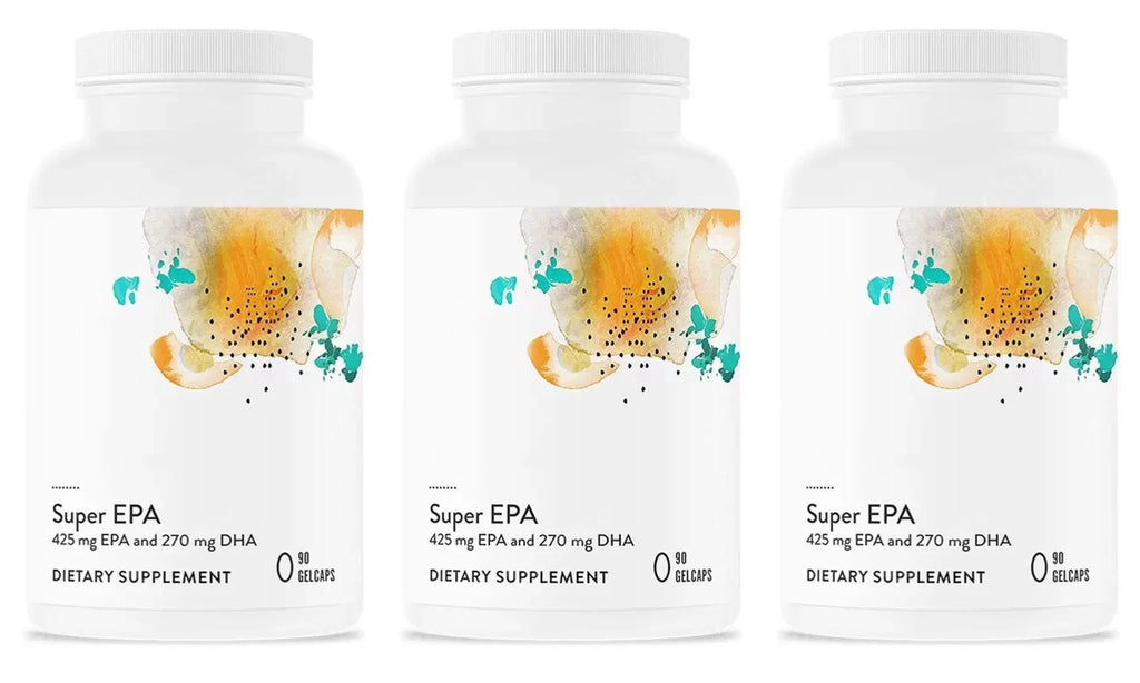 Omega-3 Supplement with DHA From Fish Supports Brain Skin Joint Heart Health 90 Softgels Gluten-Free No Dairy